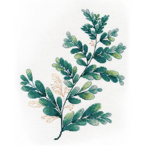 Tropical Greenery Cross Stitch Kit