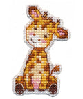 Giraffe Embroidery Badge Kit