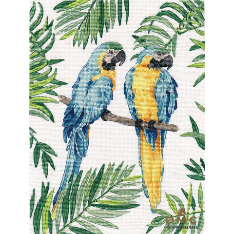 Macaw Parrot Cross Stitch Kit