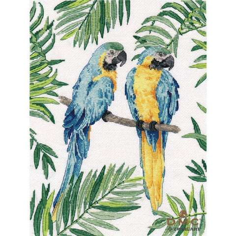 Macaw Parrot Cross Stitch Kit