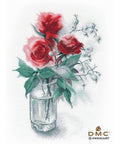 Roses and Snowdrops Cross Stitch Kit