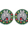 Christmas Wreath Ornament Cross Stitch Kit