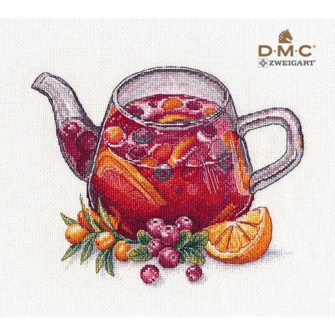 Berry Tea Cross Stitch Kit