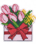Greeting Cross Stitch Magnet Kit