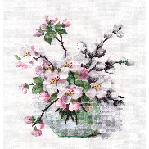 Fragrance of Spring Cross Stitch Kit