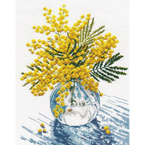Mimosa Cross Stitch Kit