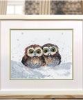 Cross stitch kit with owl design - Oven