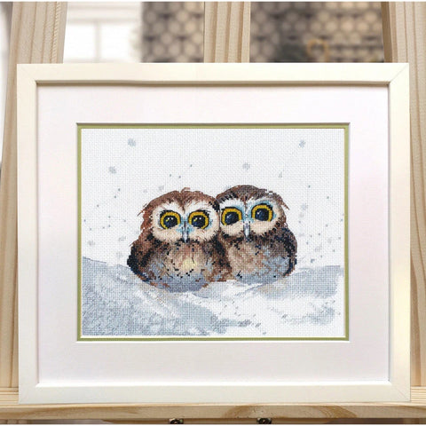 Cross stitch kit with owl design - Oven