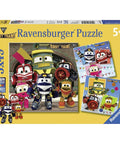 3 x 49 Puzzle Robot Trains - Hobby.lt