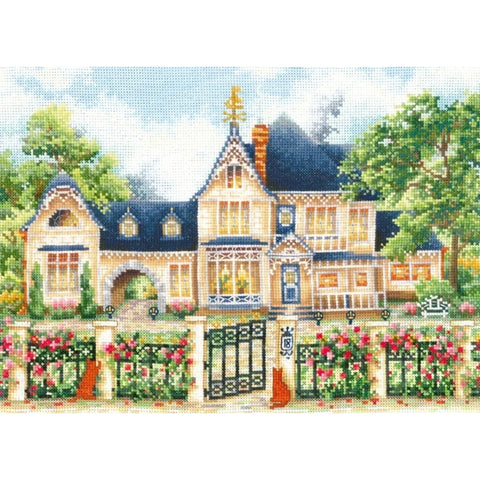 English Manor SANA-05 - Cross Stitch Kit by Andriana