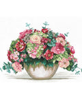 Bouquet With Hydrangea SANB-16 - Cross Stitch Kit by Andriana