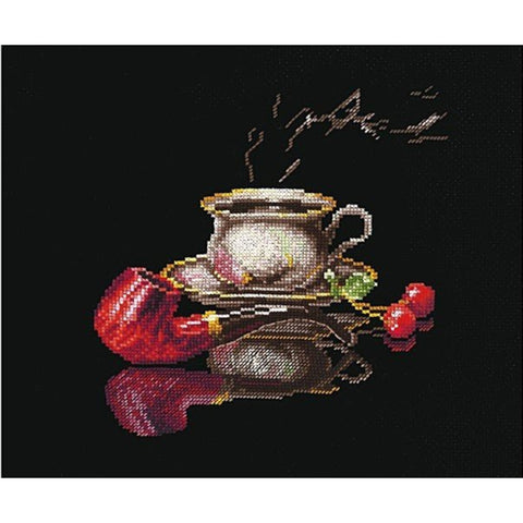 Coffee For Him SANK-27 - Cross Stitch Kit by Andriana