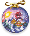 Christmas Balls Winter Landscape SANN-27 - Cross Stitch Kit by Andriana