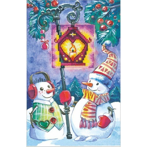 Cards Lantern SANO-11 - Cross Stitch Kit by Andriana