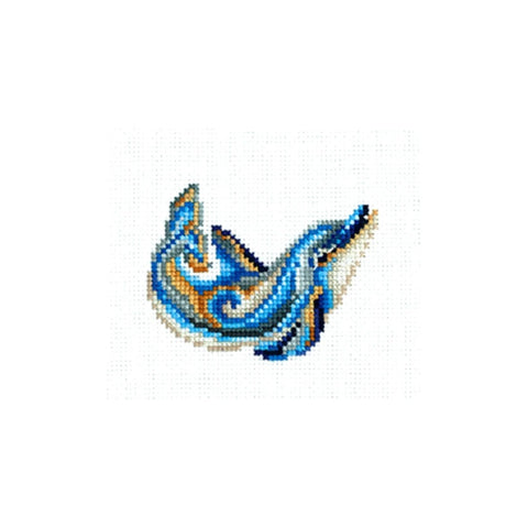 Figurines Dolphin SANS-31 - Cross Stitch Kit by Andriana