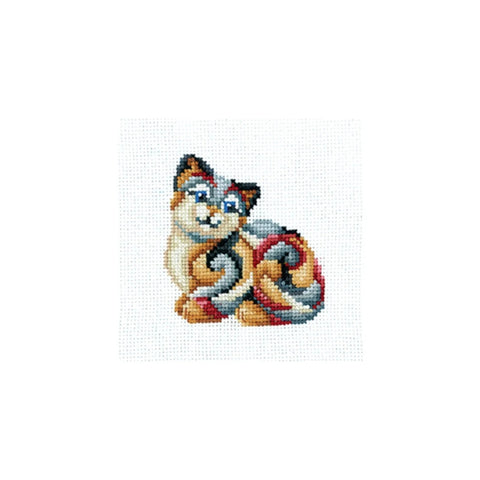 Figurines Cat SANS-33 - Cross Stitch Kit by Andriana