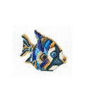 Figurines Fish SANS-34 - Cross Stitch Kit by Andriana
