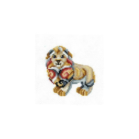 Figurines Lion SANS-36 - Cross Stitch Kit by Andriana