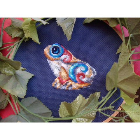Figurines Frog SANS-38 - Cross Stitch Kit by Andriana