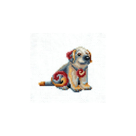 Figurines Dog SANS-42 - Cross Stitch Kit by Andriana