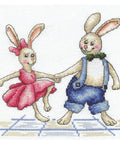 Bunnies Rock-N-Roll SANZ-40 - Cross Stitch Kit by Andriana