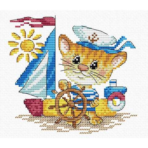 Cross Stitch Kit Sea Wolf SM-055