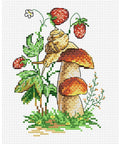 Cross Stitch Kit Forest Snail SM-100