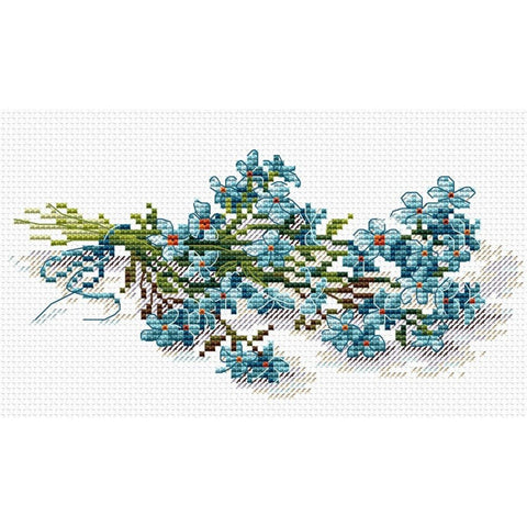 Cross Stitch Kit Flower Beauty SM-118