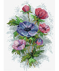 Cross Stitch Kit Spring Flowers SM-122