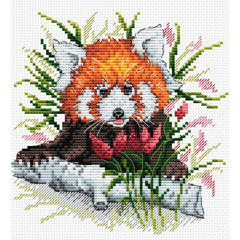 Cross Stitch Kit Ginger Panda SM-128