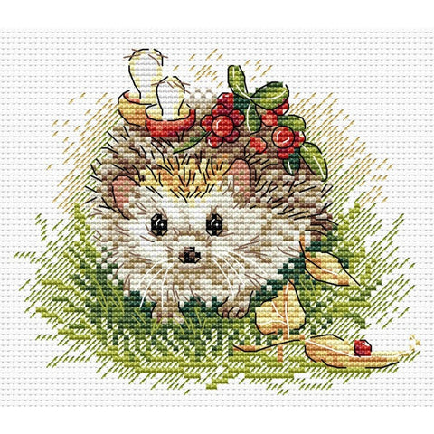 Cross Stitch Kit Hedgehog SM-129