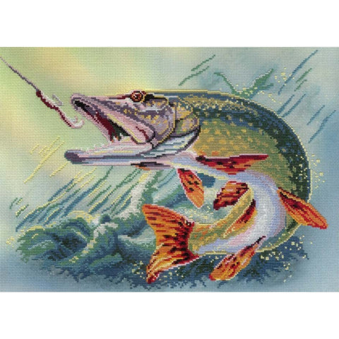 Cross Stitch Kit Pike SRK-334