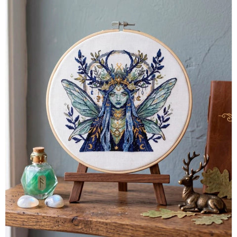 Cross Stitch Embroidery Kit Elf of the Starry Forest, Abris Art