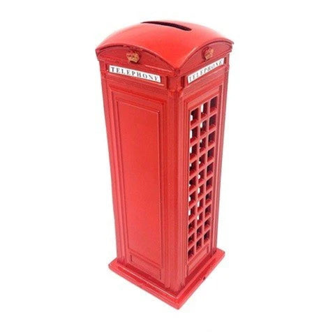 Decorative Figurine - Telephone Booth - money box