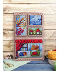 Wooden Cross Stitch Kit, Autumn Collage, MP Studia