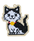 Cat Diamond Painting Kit on Plywood
