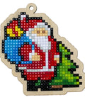 Wooden Diamond Painting Kit Santa Claus with Gifts