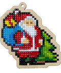 Wooden Diamond Painting Kit Santa Claus with Gifts