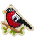 Wooden Diamond Painting Kit with Bullfinch