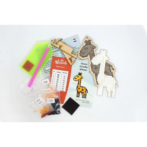 Wooden Christmas Reindeer Diamond Painting Kit