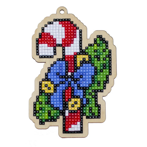 Colorful Diamond Painting Kit on Plywood Lollipop
