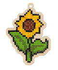 Wooden Sunflower Diamond Painting Kit