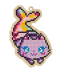 Wooden Diamond Painting Kit Mermaid Cat