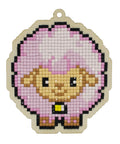 Wooden Sheep Diamond Painting Kit