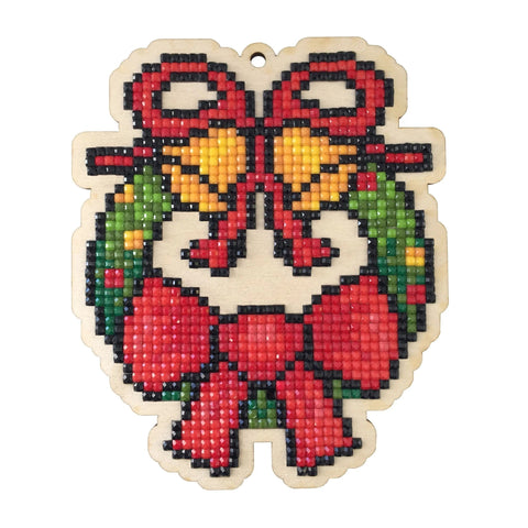Christmas Wreath Diamond Painting Kit