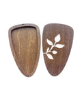 Wooden Scissors Case Branch Pattern