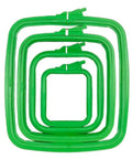Plastic Embroidery Hoop Green