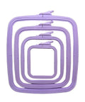 Plastic Embroidery Hoop Purple