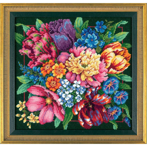 Dimensions Cross Stitch Kit Colorful Floral Design
