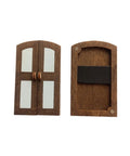 Wooden Sewing Needle Case White Door Design